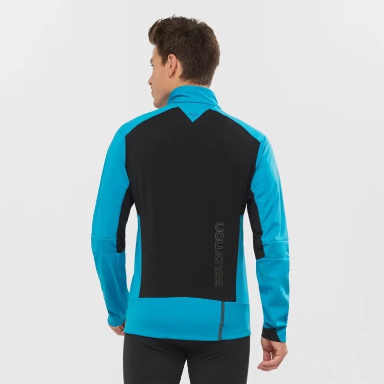 Salomon Gore Tex Infinium Windstopper Pro Bundy Panske Tyrkysové | SK 5ZSHLJ